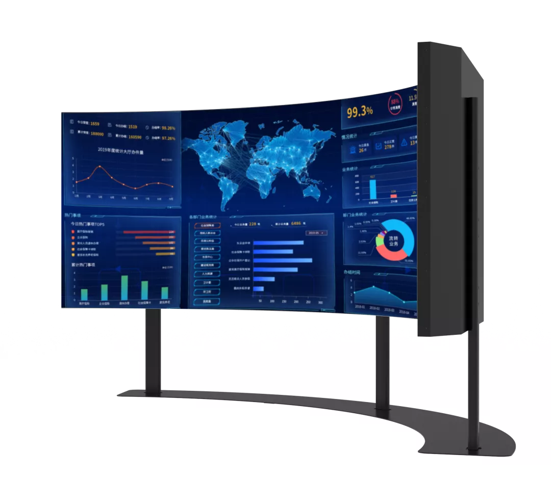 新品发布丨运控中心弧形一体机解决方案来了！