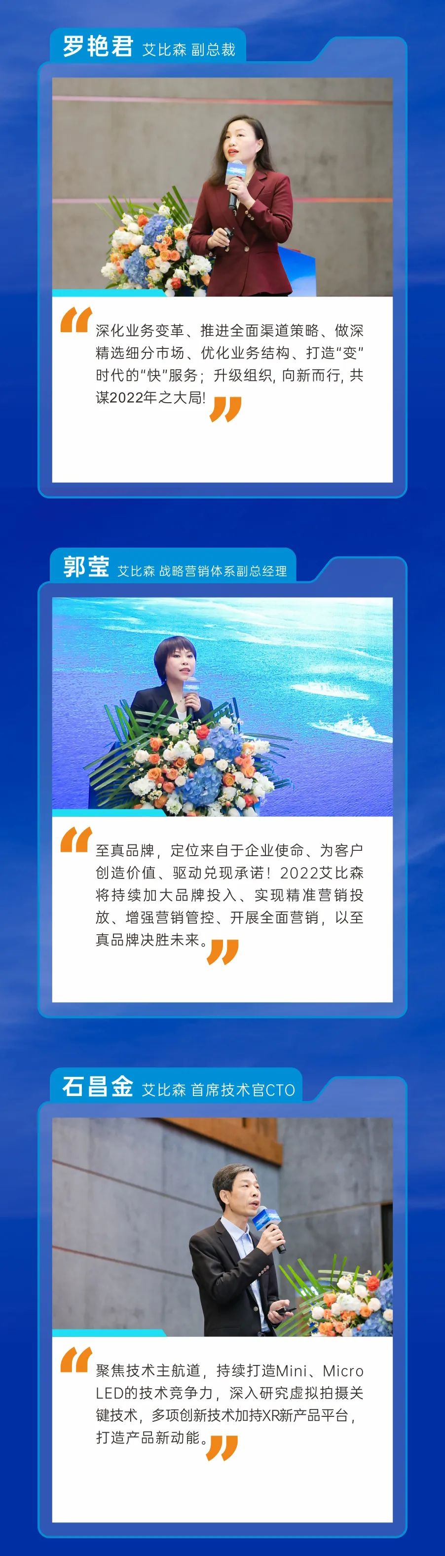 一图看懂艾比森未来战略！2022蜂巢年会精彩观点集锦