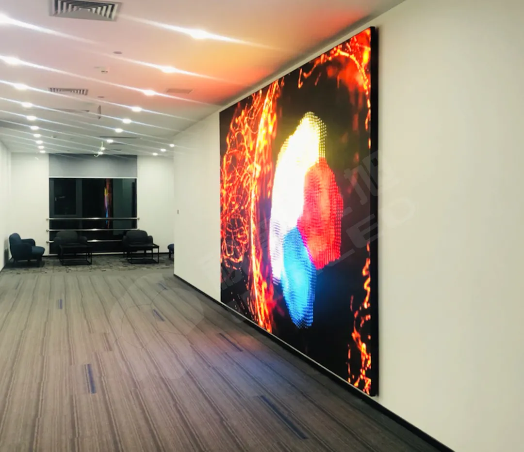 超薄4K小间距LED显示屏，助力国泰君安证券·上海城创中心办公室智慧升级