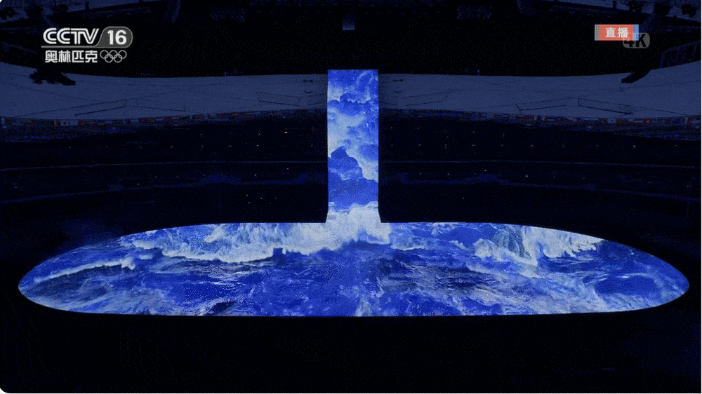 冬奥开幕式上的屏中顶流“超大”地屏简约不简单！