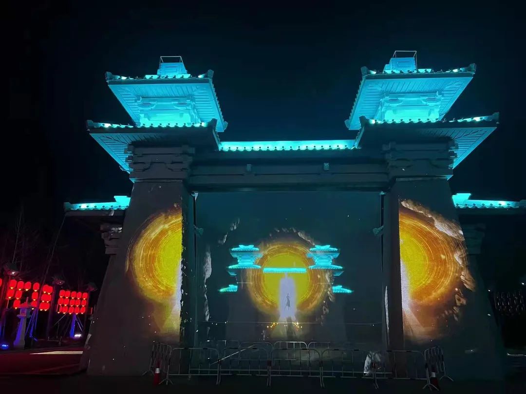 河南最大裸眼3D屏丨龙门石窟上演史诗级沉浸光影秀