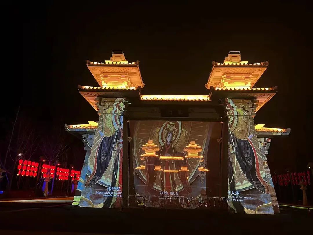 河南最大裸眼3D屏丨龙门石窟上演史诗级沉浸光影秀