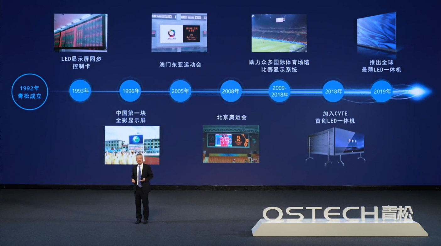 不只是轻松!QSTECH青松全球发布会开启商显行业一体化新纪元 不只是轻松!QSTECH青松全球发布会开启商显行业一体化新纪元