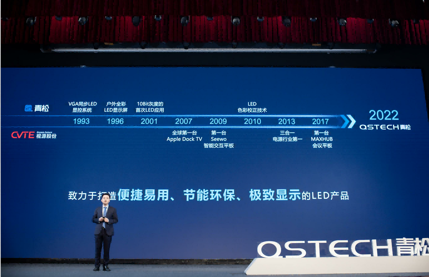 不只是轻松!QSTECH青松全球发布会开启商显行业一体化新纪元 不只是轻松!QSTECH青松全球发布会开启商显行业一体化新纪元