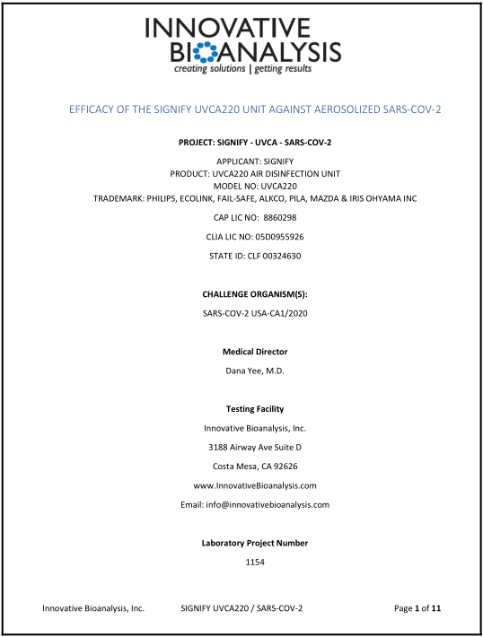 紫外线空气消毒机二代面市！国际照明巨头昕诺飞，看准这一新赛道！