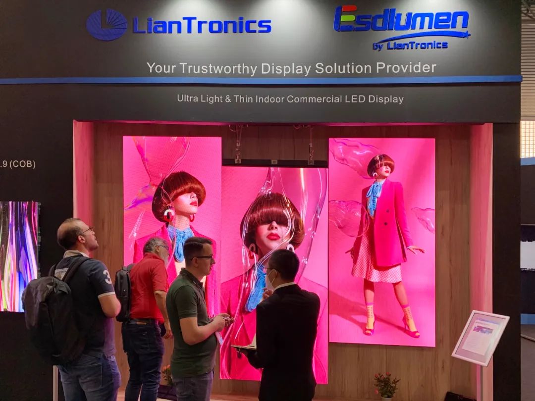 联建光电惊艳亮相巴塞罗那2022 ISE展会