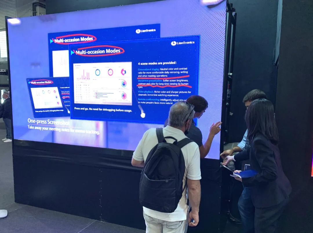 联建光电惊艳亮相巴塞罗那2022 ISE展会