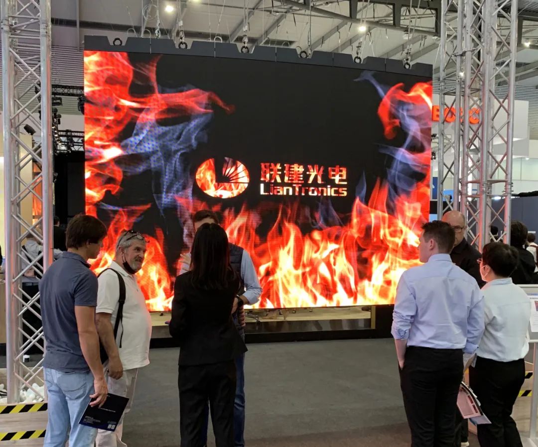 联建光电惊艳亮相巴塞罗那2022 ISE展会