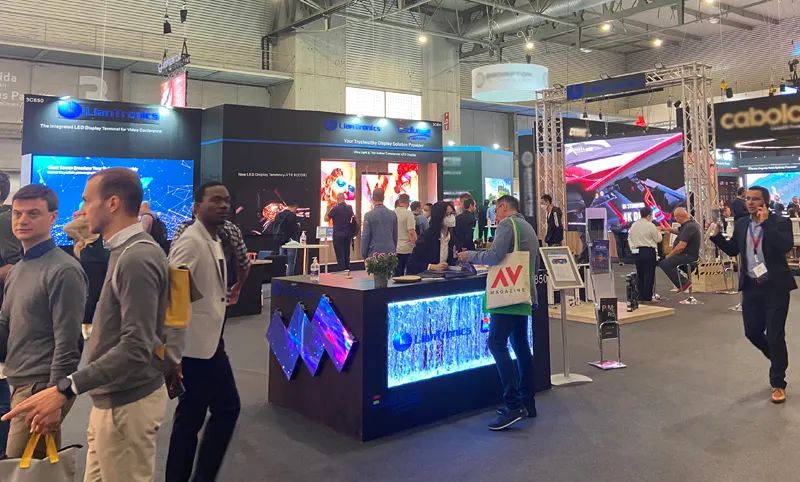 联建光电惊艳亮相巴塞罗那2022 ISE展会