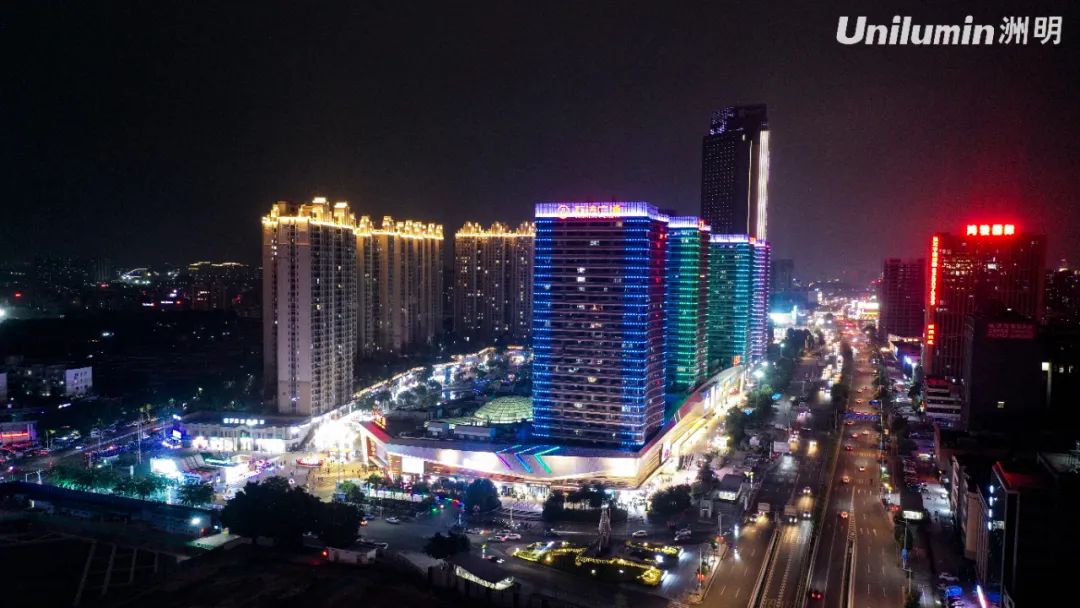 光影为笔丨洲明点亮东莞厚街夜色，绘就品质生活！