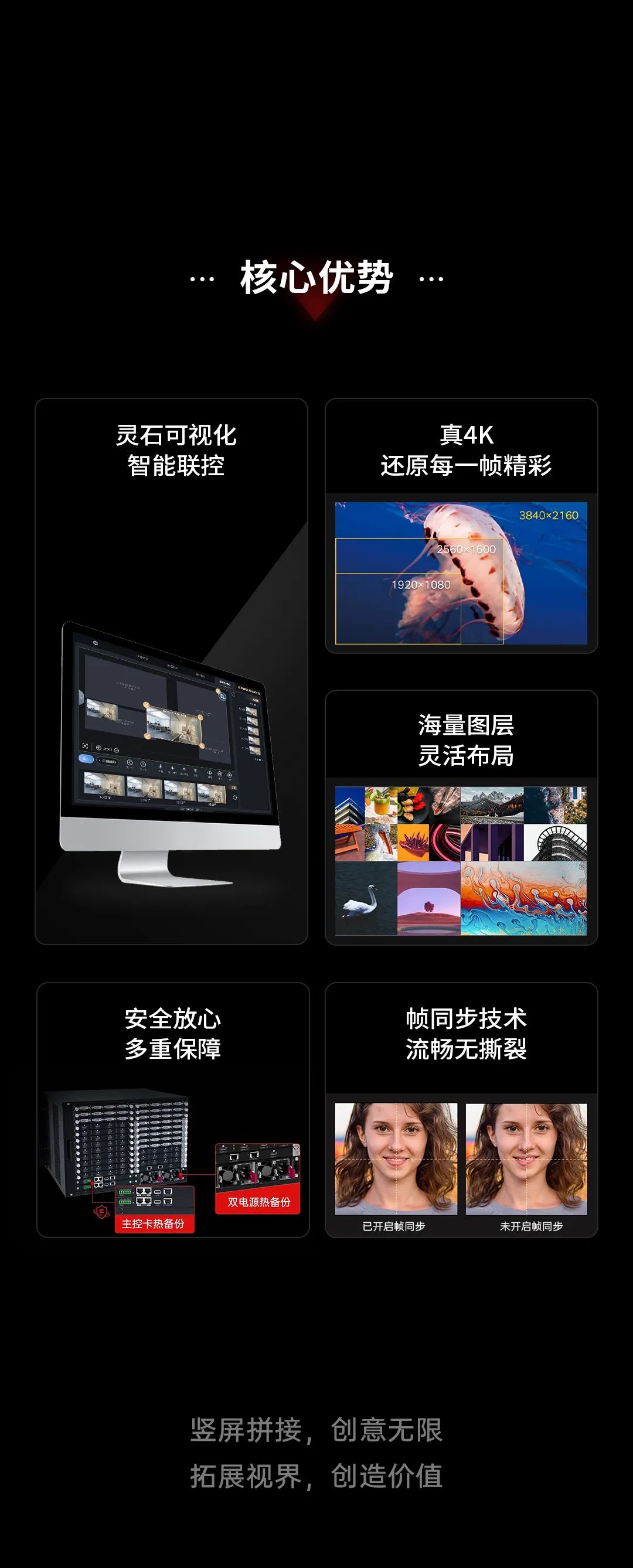 E系列 | 竖屏拼接，创意无限