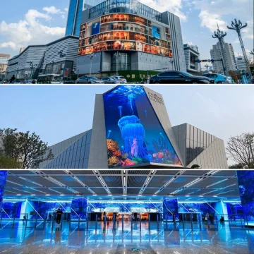  点亮夜经济！艾比森裸眼3D巨幕再造济南潮流地标
