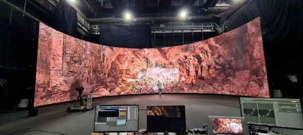 艾比森LED虚拟影棚解决方案赋能xR虚拟拍摄