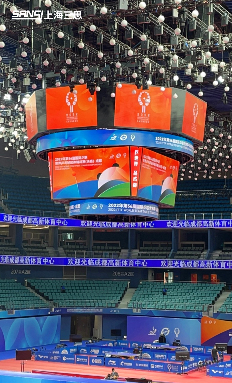 第56届世乒赛团体赛开幕！三思近900㎡ LED显示点燃赛事激情！