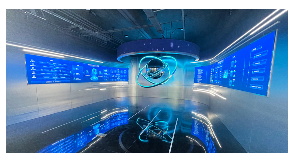 商显与数据信息的完美交融——湖北联投数产集团展厅