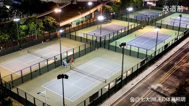 升级七大洲LED体育照明后,广东奥体网球中心夜场预约爆满! 升级七大洲LED体育照明后,广东奥体网球中心夜场预约爆满!