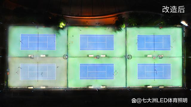 升级七大洲LED体育照明后,广东奥体网球中心夜场预约爆满! 升级七大洲LED体育照明后,广东奥体网球中心夜场预约爆满!