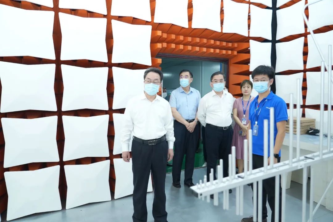 天津市副市长朱鹏一行莅临洲明科技考察调研