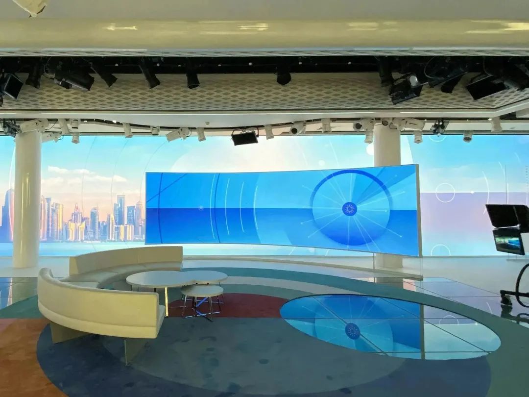 联建光电打造卡塔尔全国最大演播屏，预祝世界杯圆满举办