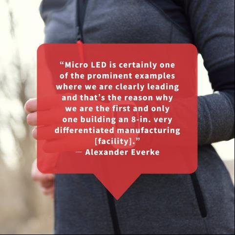 八寸Micro LED晶圆厂最新消息!AMS欧司朗披露了这些讯息…… 八寸Micro LED晶圆厂最新消息!AMS欧司朗披露了这些讯息……