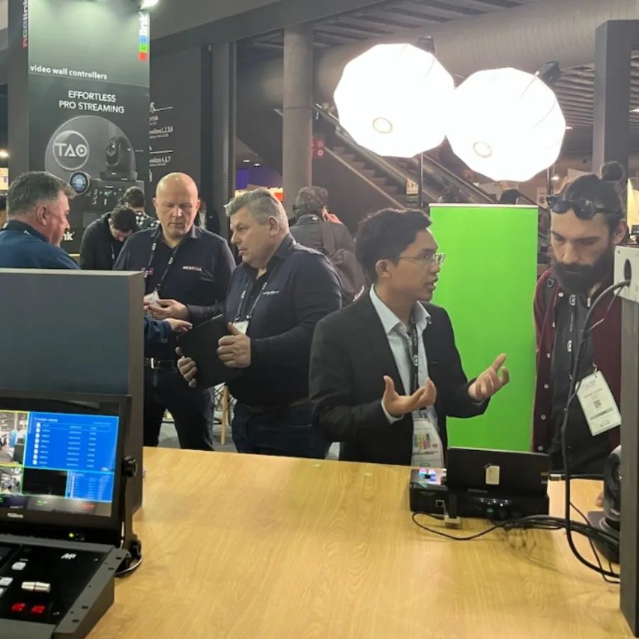 跨国三地直播！视诚多方直播解决方案闪耀ISE 2023!