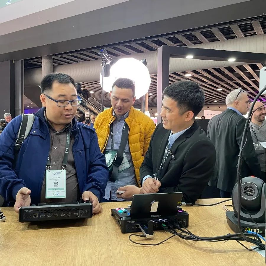 跨国三地直播！视诚多方直播解决方案闪耀ISE 2023!