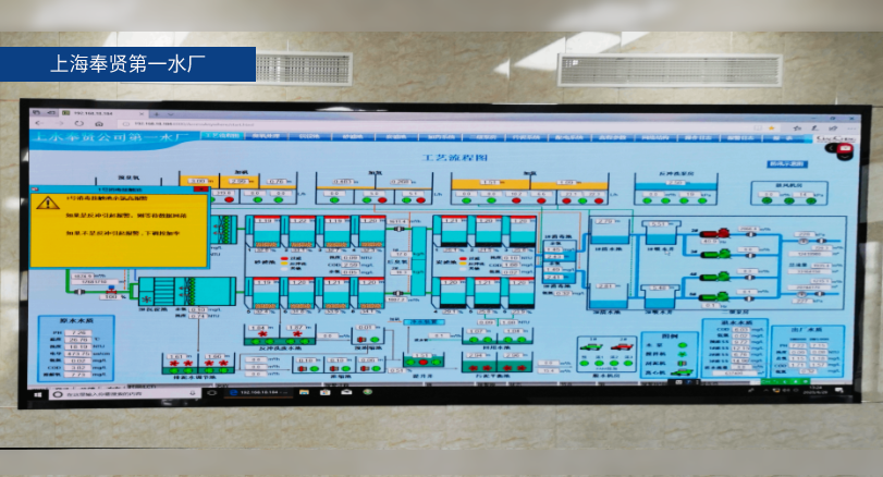 智慧水务 | 解读120年上海南市水厂数字孪生背后的显示科技