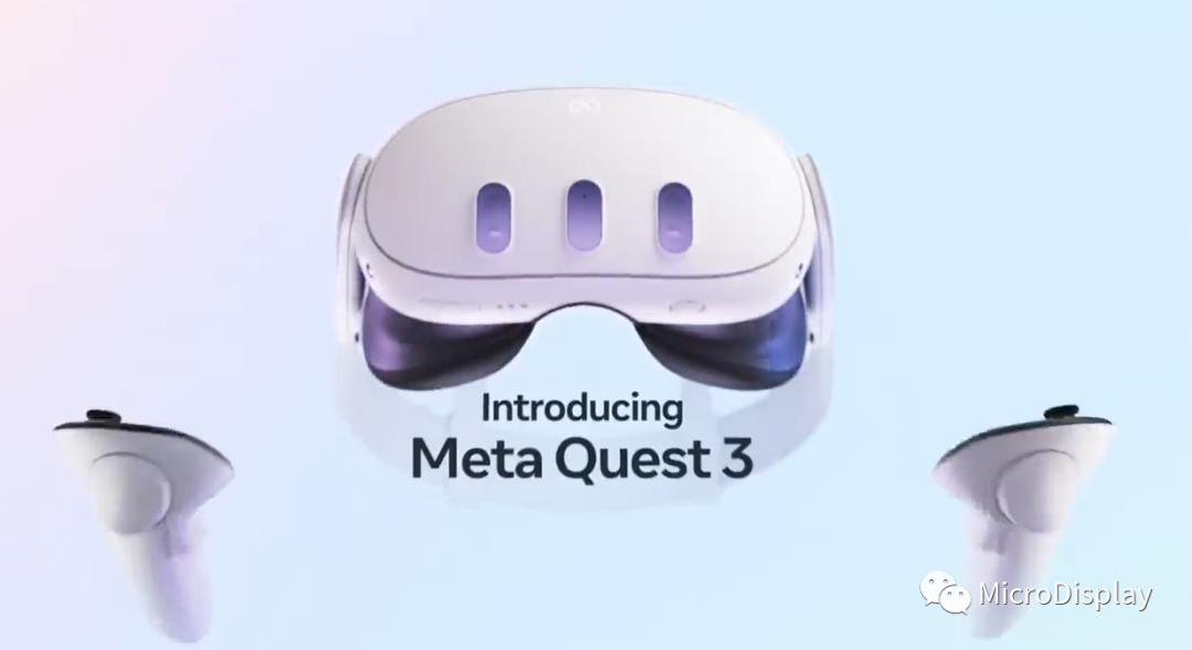 抢在苹果XR之前，Meta发布最新一代 Meta Quest 3 VR 头显：499 美元起