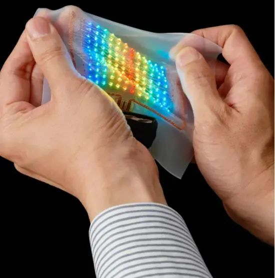 LED显示屏一种新应用：皮肤显示屏