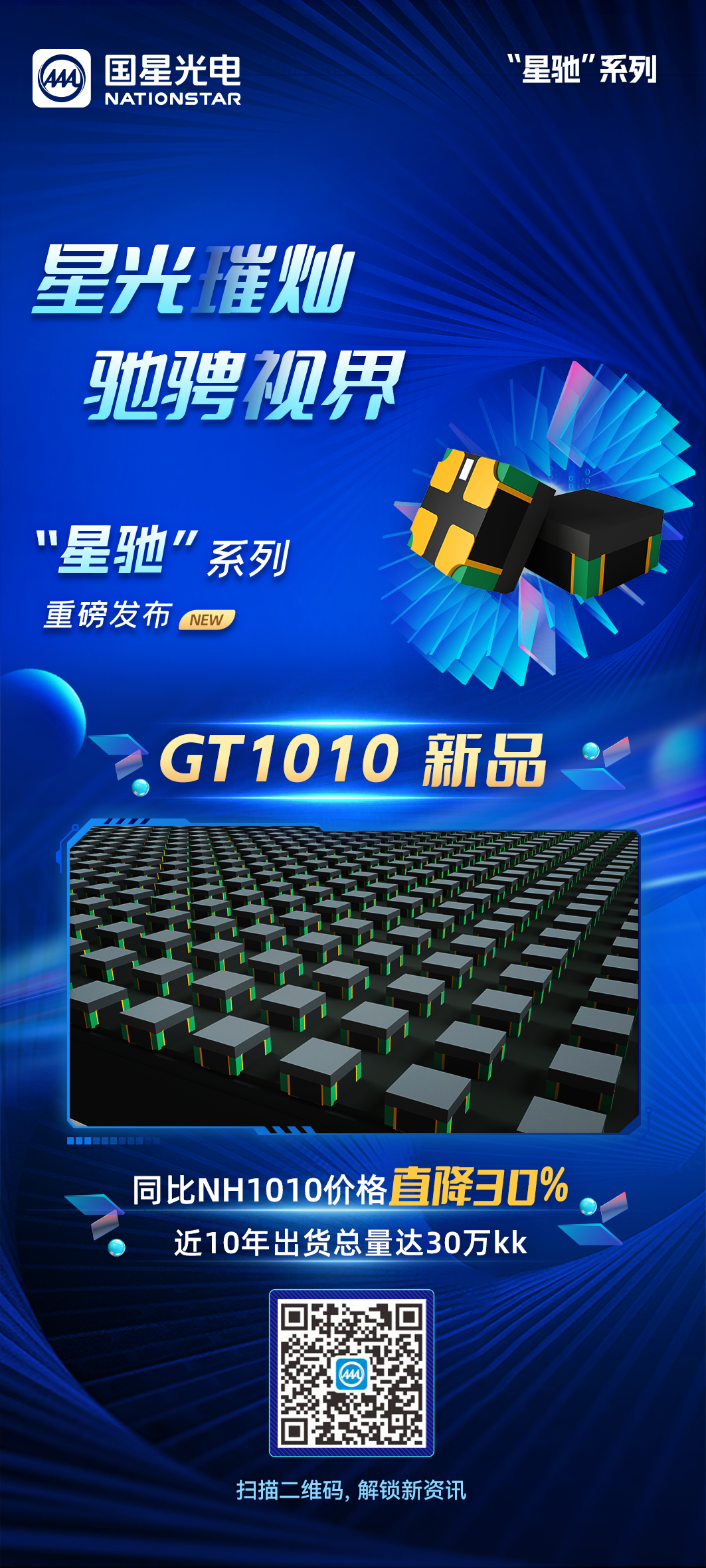 国星光电GT系列1010重磅发布，价格直降30%