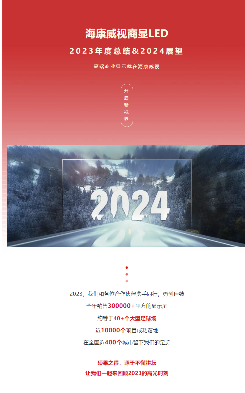 海康威视商显LED：期待2024新篇章！
