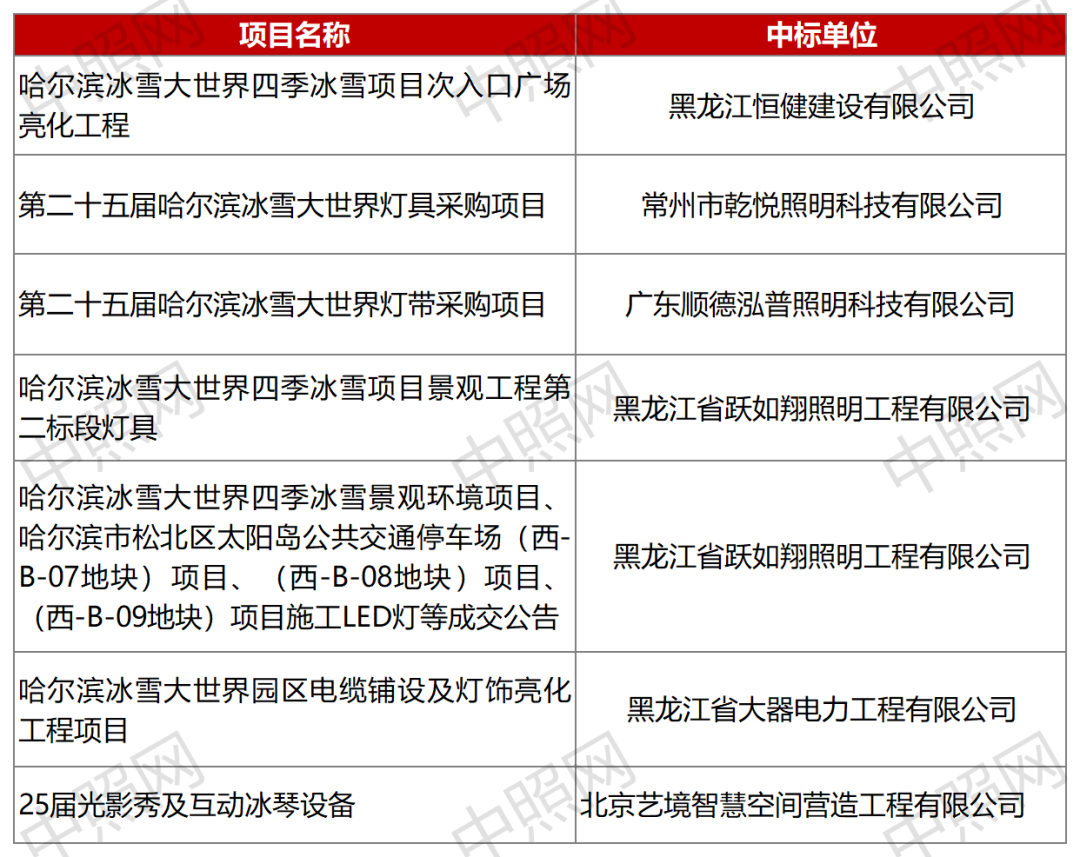 哈尔滨冰雪大世界背后的照明“故事”