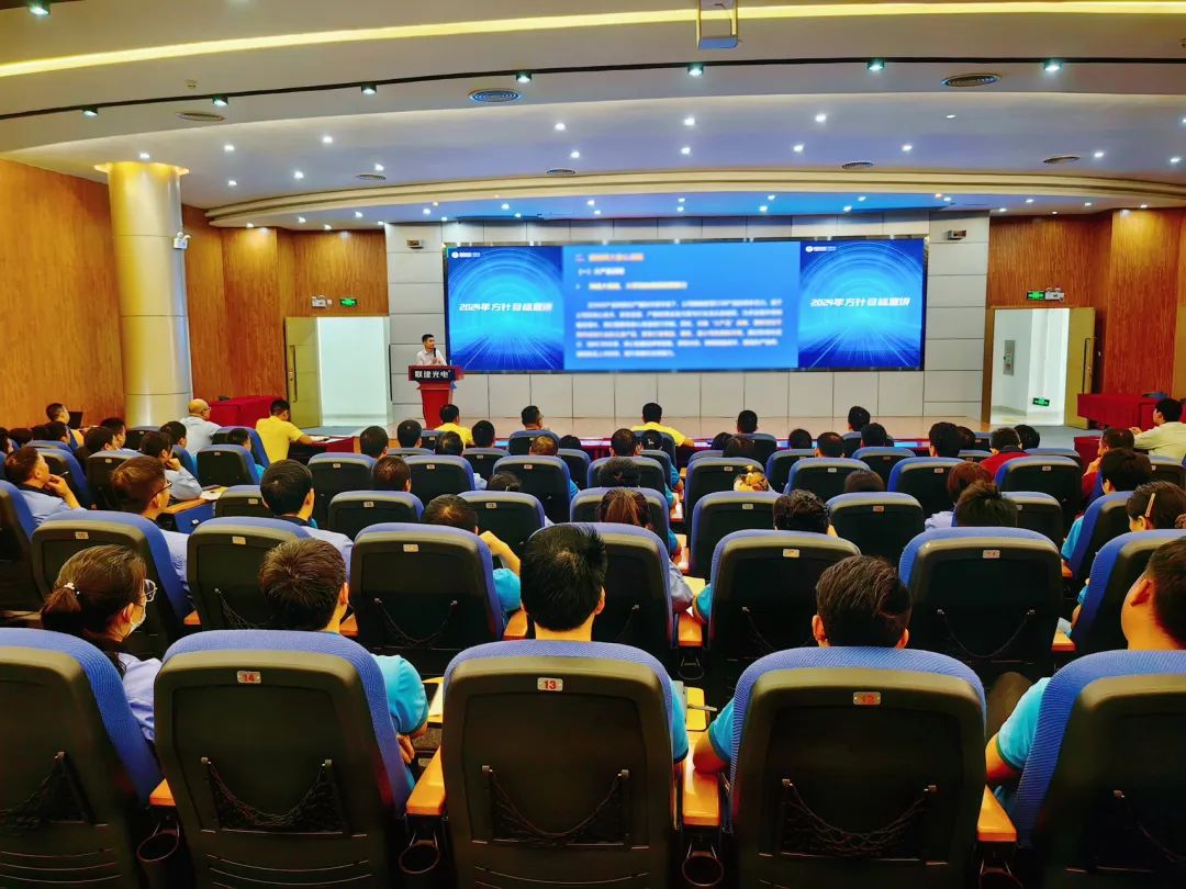 紧弓满弦再出发 激情满格向未来 | 联建光电2024年“1246”经营方针全员宣讲会圆满召开