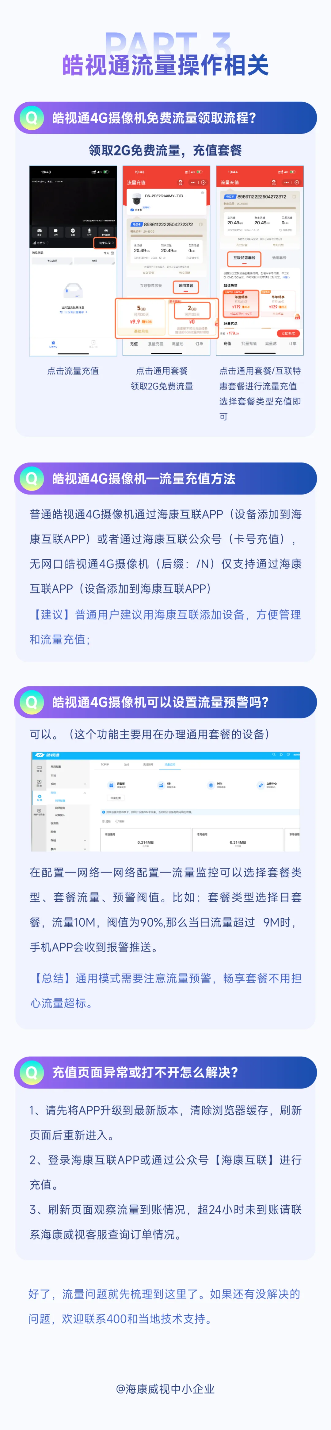 皓视通4G摄像机流量攻略，你想知道的都在这里！