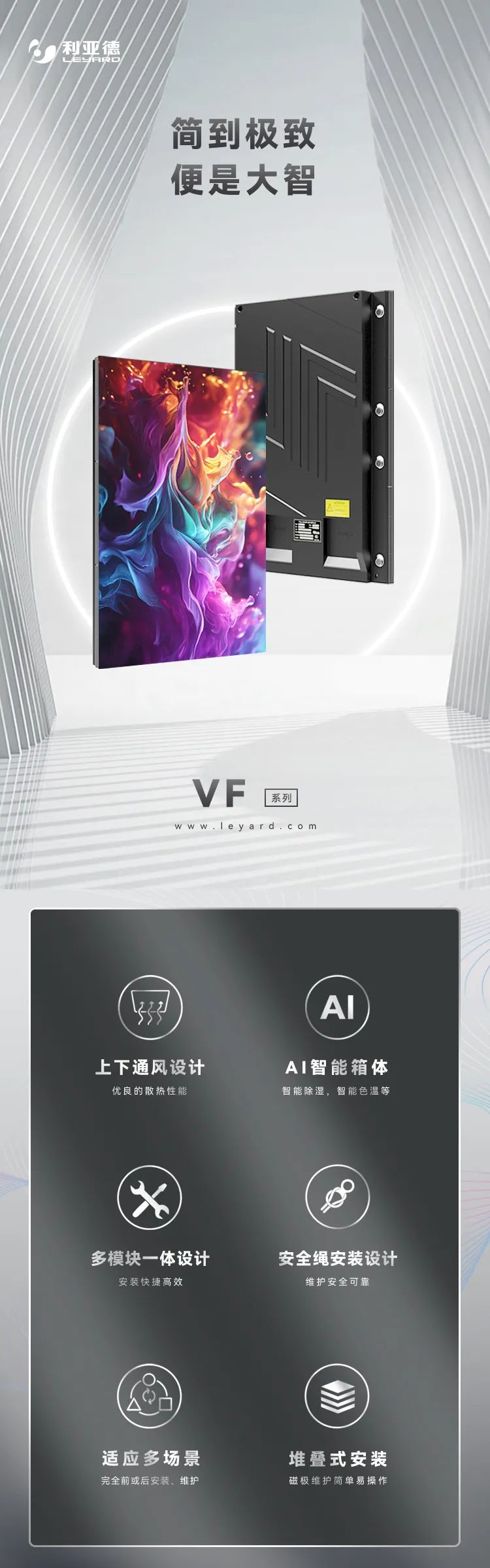 一期一会 | 一图读懂利亚德VF系列产品