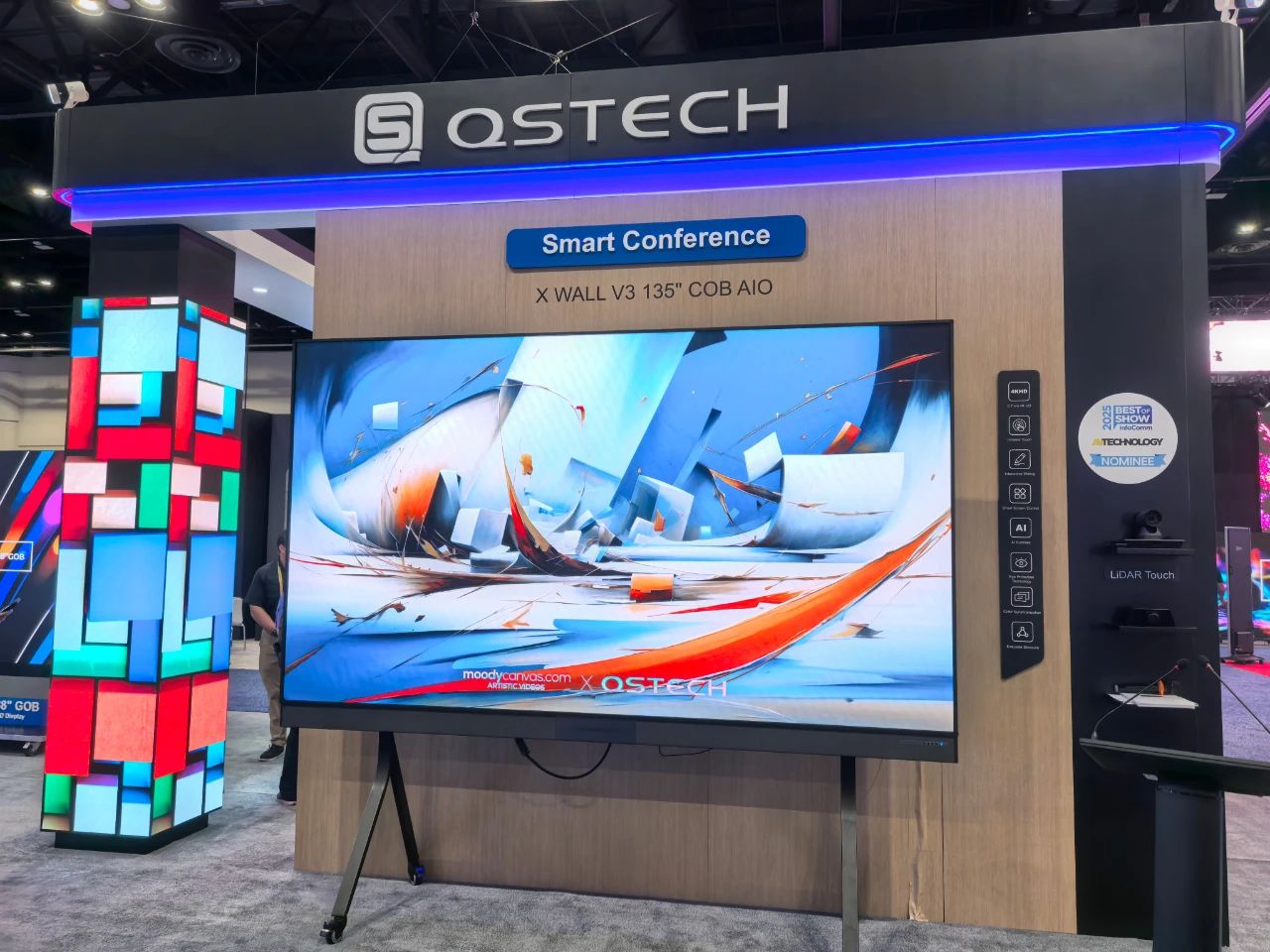 青松光电 “135寸LED一体机” 荣膺 InfoComm USA 2025最佳产品奖