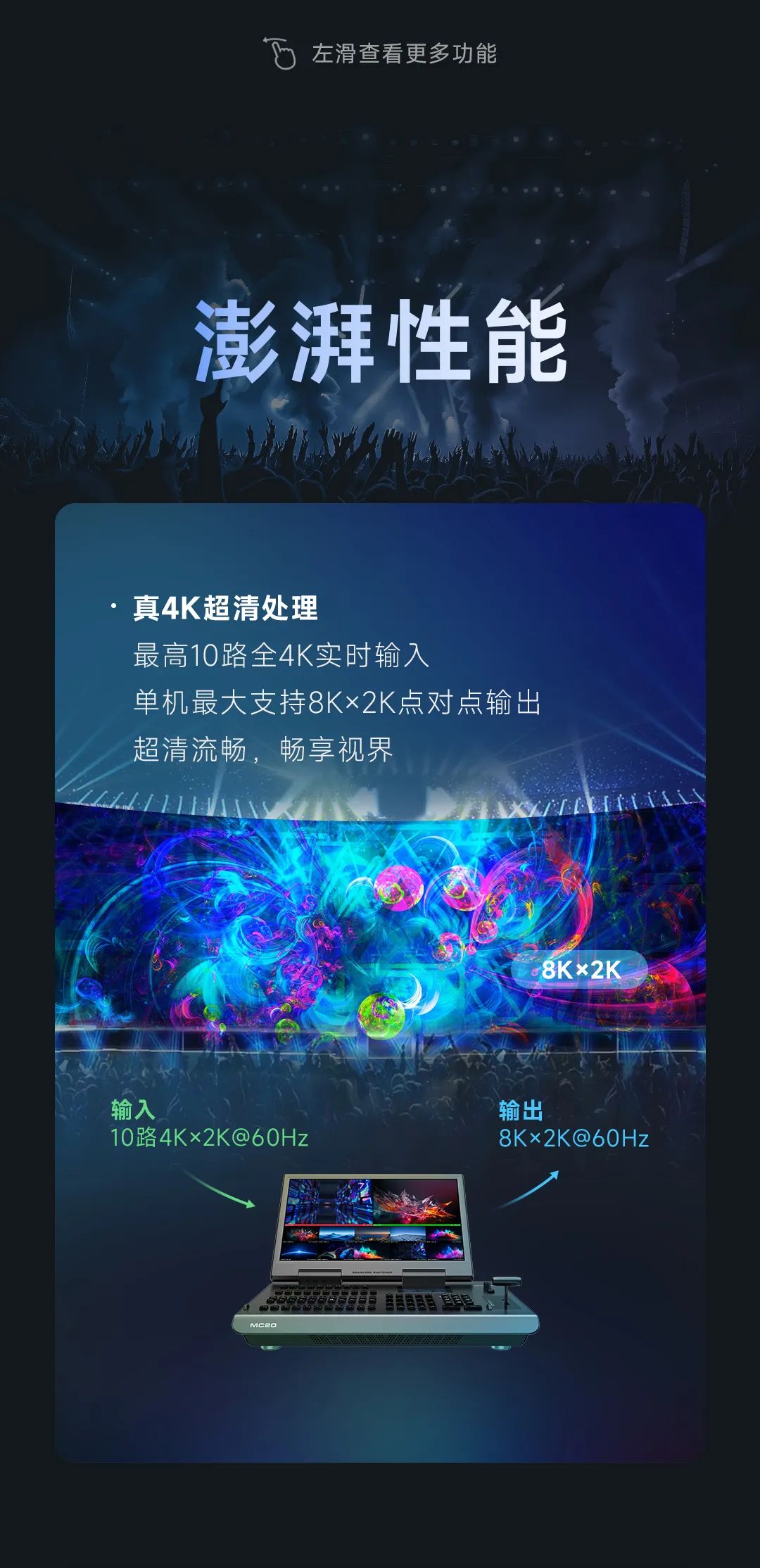MC20 4K一体机控台 | 轻装上阵，视界随心