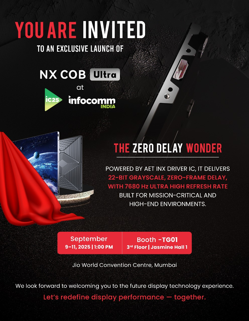 Infocomm India今日开幕!AET阿尔泰在TG01恭候您的光临! Infocomm India今日开幕!AET阿尔泰在TG01恭候您的光临!