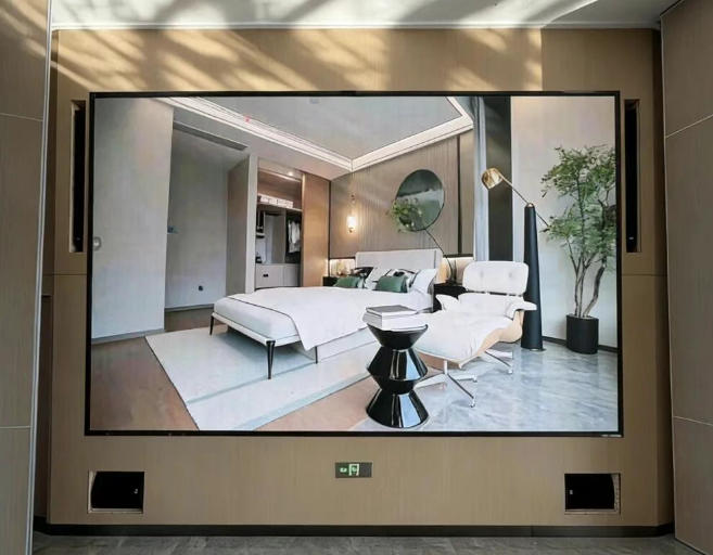 AOC COB超高清LED显示屏助力北京某企业打造沉浸式展示大厅 AOC COB超高清LED显示屏助力北京某企业打造沉浸式展示大厅