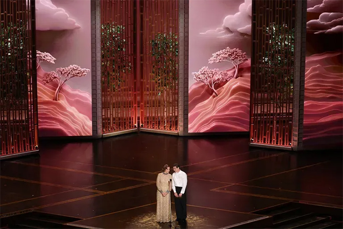 洲明集团旗下雷迪奥9度登上奥斯卡颁奖典礼！LED显示+东方美学，重塑世界级舞台叙事