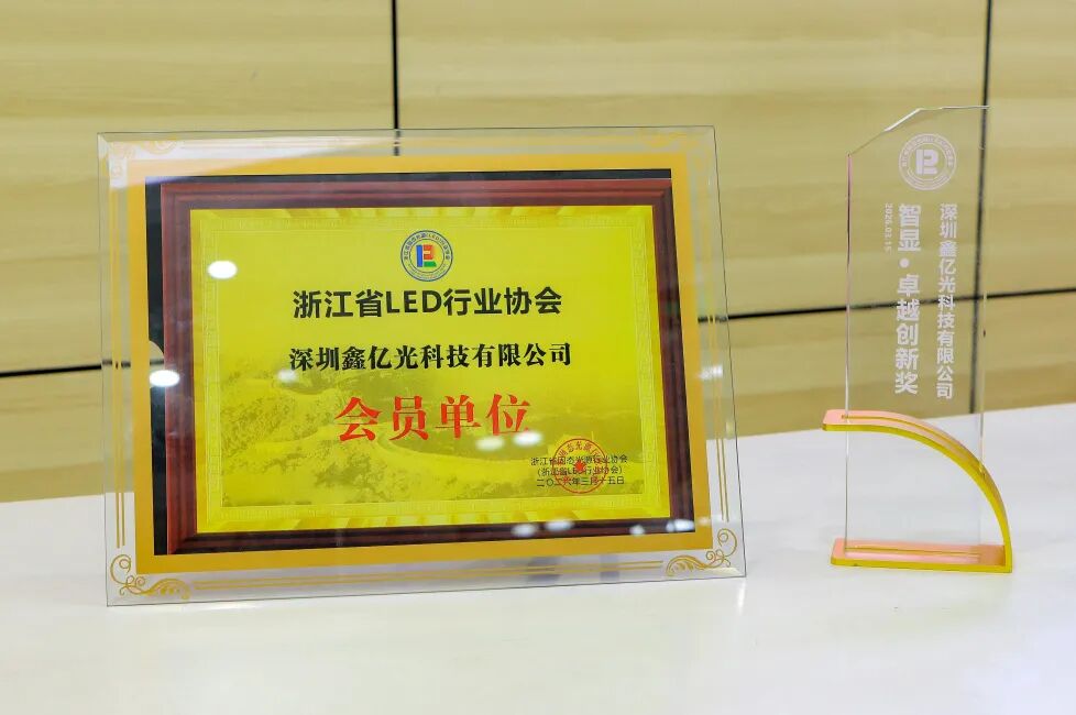 荣耀加冕！鑫亿光斩获“智显·卓越创新奖”，闪耀2026浙江LED行业峰会