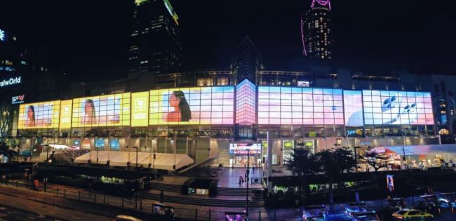 洲明 | 188米长的透明屏绸缎，让泰国曼谷诞生又一个惊艳地标！