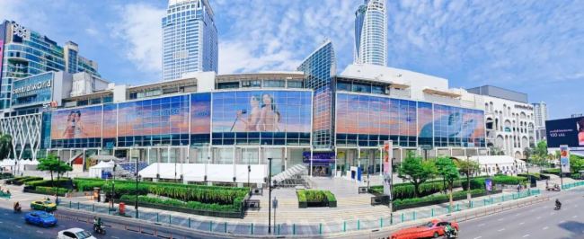 洲明 | 188米长的透明屏绸缎，让泰国曼谷诞生又一个惊艳地标！