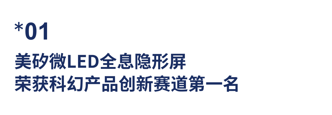 美矽微LED全息隐形屏 | 荣获中国科幻大会科幻星球大赛技术创新赛道第一名! 美矽微LED全息隐形屏 | 荣获中国科幻大会科幻星球大赛技术创新赛道第一名!