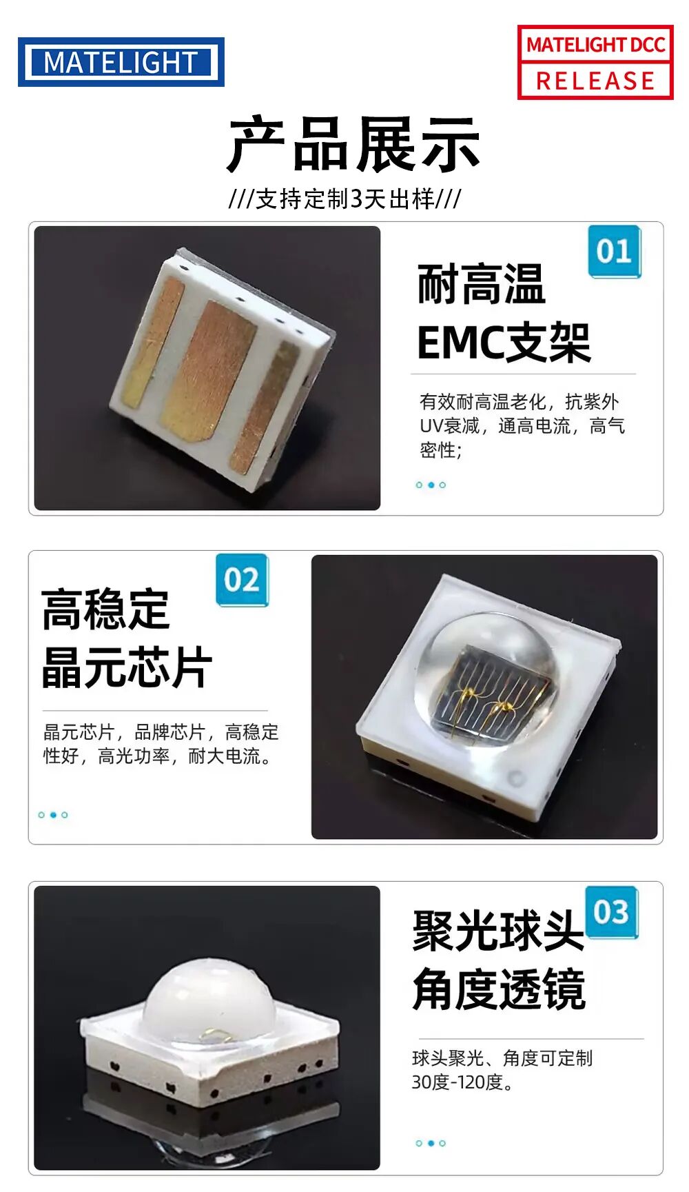 美特光电子发布3535红外850nm LED新品，可用于人脸识别门禁等场景