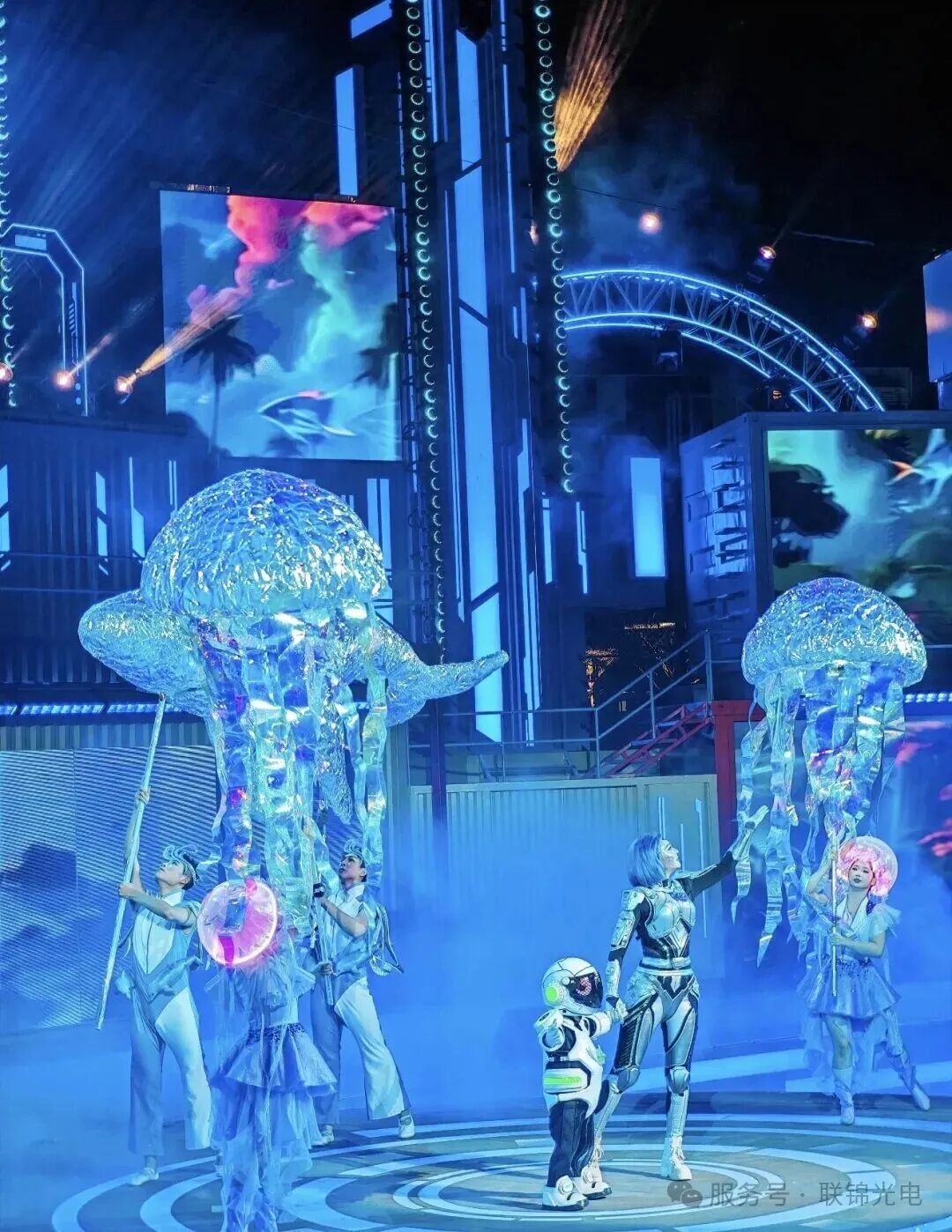 联锦光电 × 大梅沙星海纪元｜以光影科技，点亮东方赛博山海