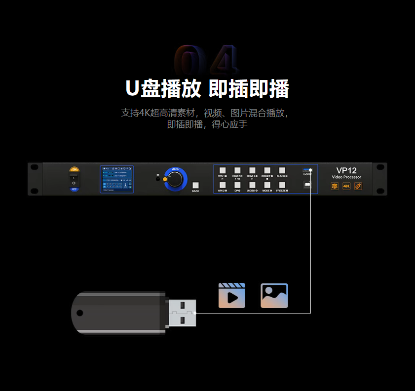 画质跃升 稳若磐石 | 二合一双4K视频处理器VP12/10上市！