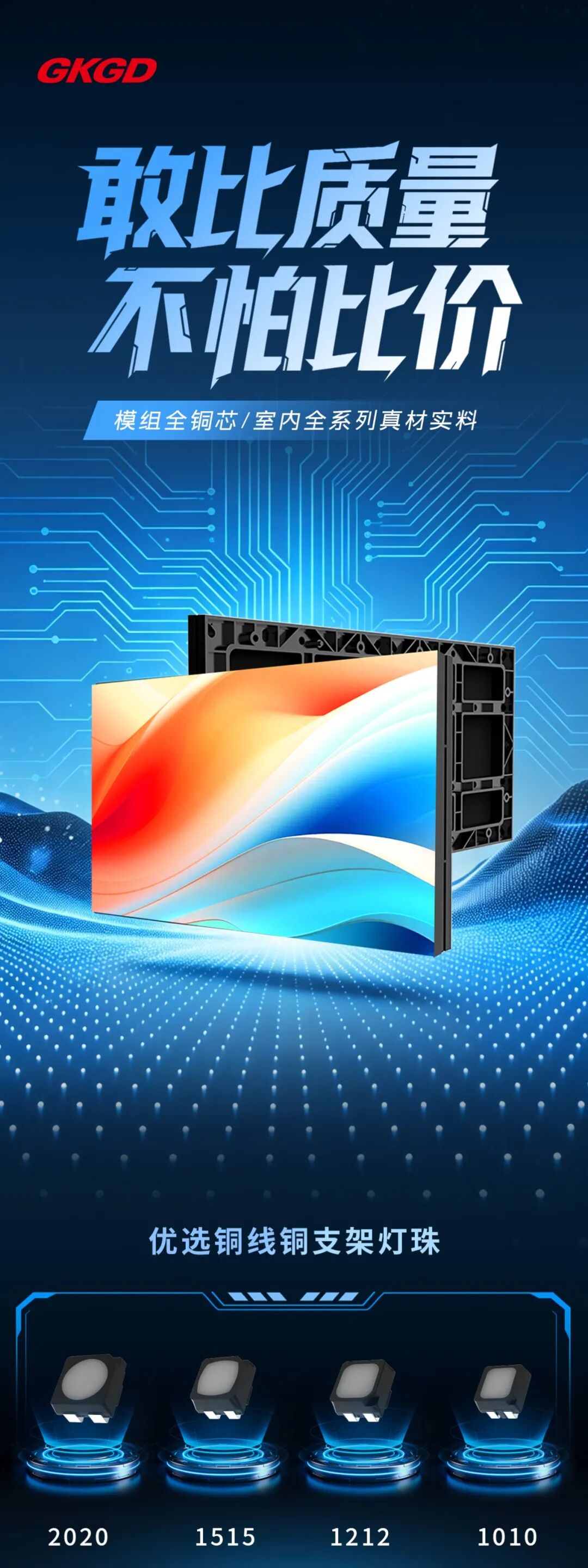 敢比质量，不怕比价——高科模组全铜芯，室内全系列真材实料