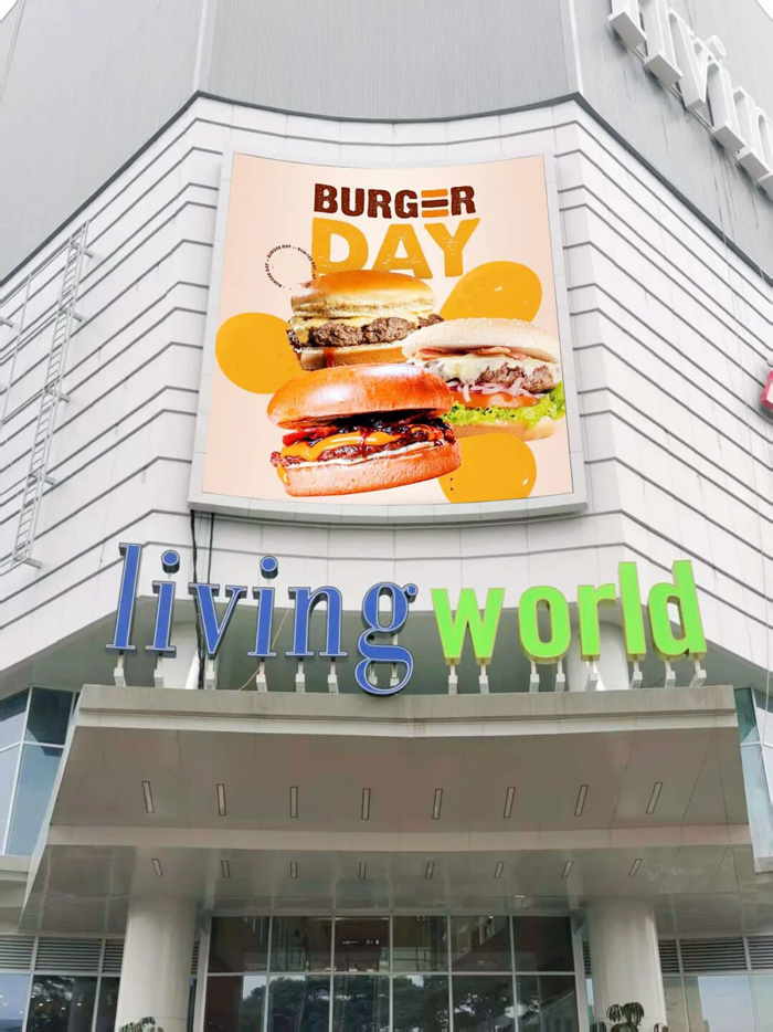雷曼光电为Living World购物中心打造500㎡LED显示整体方案焕新商业活力