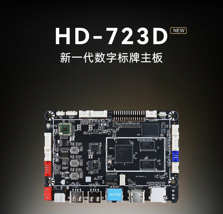 HD-723D｜灰度科技全新一代数字标牌主板上市！